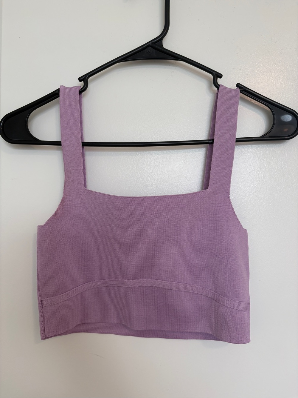 Princess Polly Lavender Square Neck Cropped Tank
